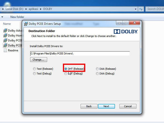 dolby pcee driver x64